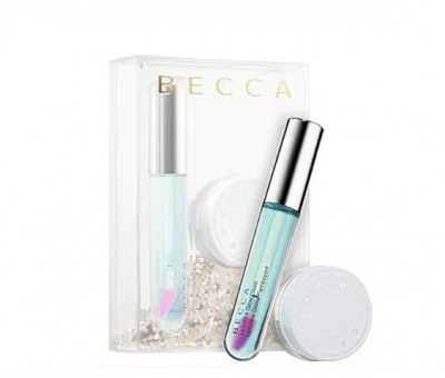Блеск для губ + пудра под глаза BECCA - Chill & Glow Setting Powder & Lip Gloss Duo