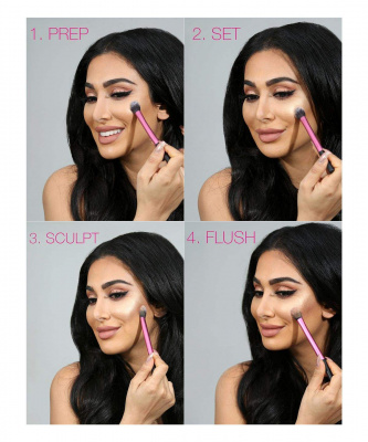 Палетка хайлайтеров Huda Beauty - 3D Highlight Palette