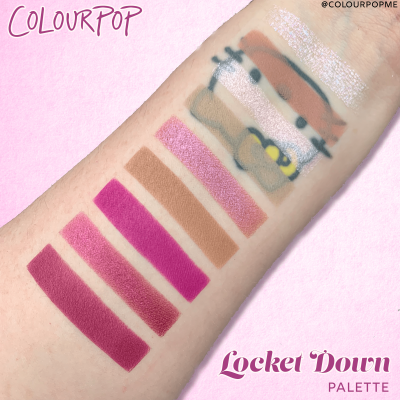 Палетка теней Colourpop - Locket Down Shadow Palette