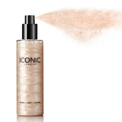 Спрей-хайлайтер для лица и тела Iconic London - Prep-Set-Glow