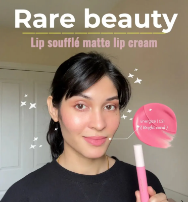 Матовая помада Rare Beauty - Lip Soufflé Matte Cream Lipstick (Energize)